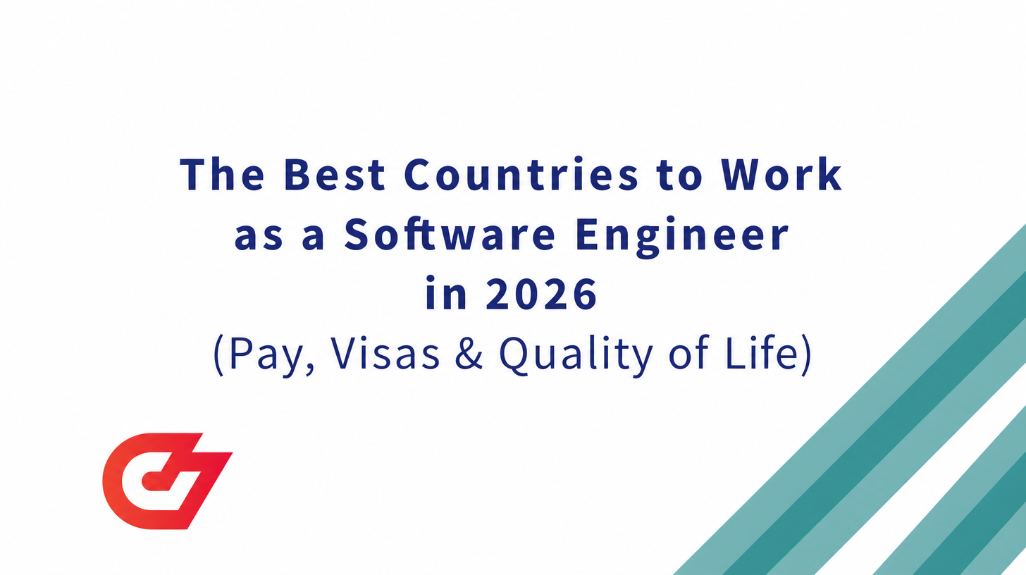 CodeSubmit editorial illustration for a global software engineer relocation guide